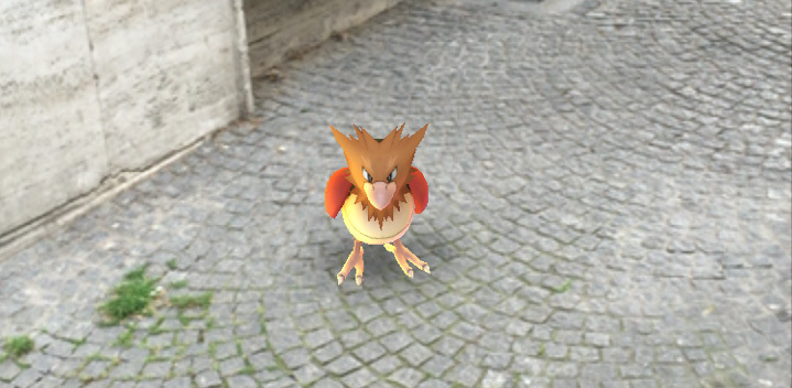 Screenshot von Pokémon Go