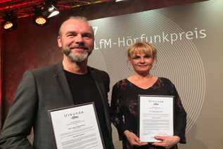 Ausgezeichnetes Audio-Team: Gaby Grubert und Matias Mersch